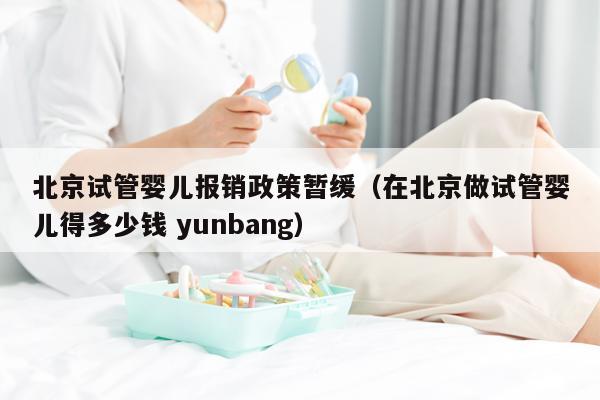 北京试管婴儿报销政策暂缓（在北京做试管婴儿得多少钱 yunbang）